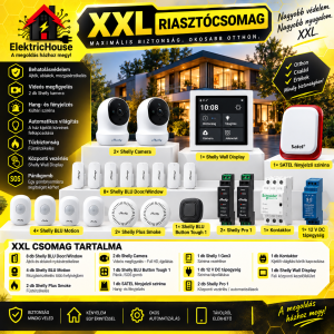 Riasztórendszer- 'XXL' csomag + kiszállással, telepítéssel