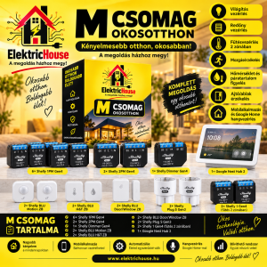 Okosotthon rendszer - 'M' - Smart Comfort csomag + kiszállással, telepítéssel